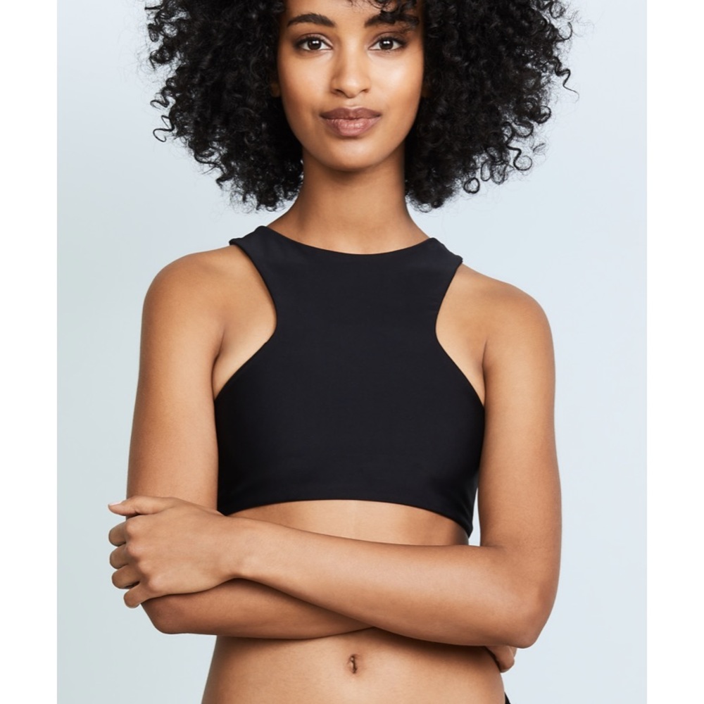 MIKOH Barbados Cutout Sport Bikini Top